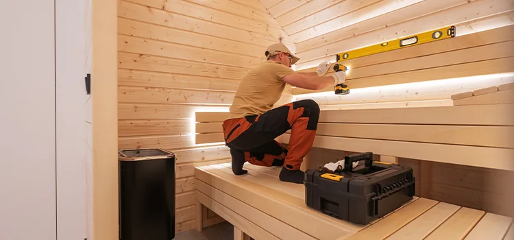 Commercial Sauna Installation in Aurora, ON